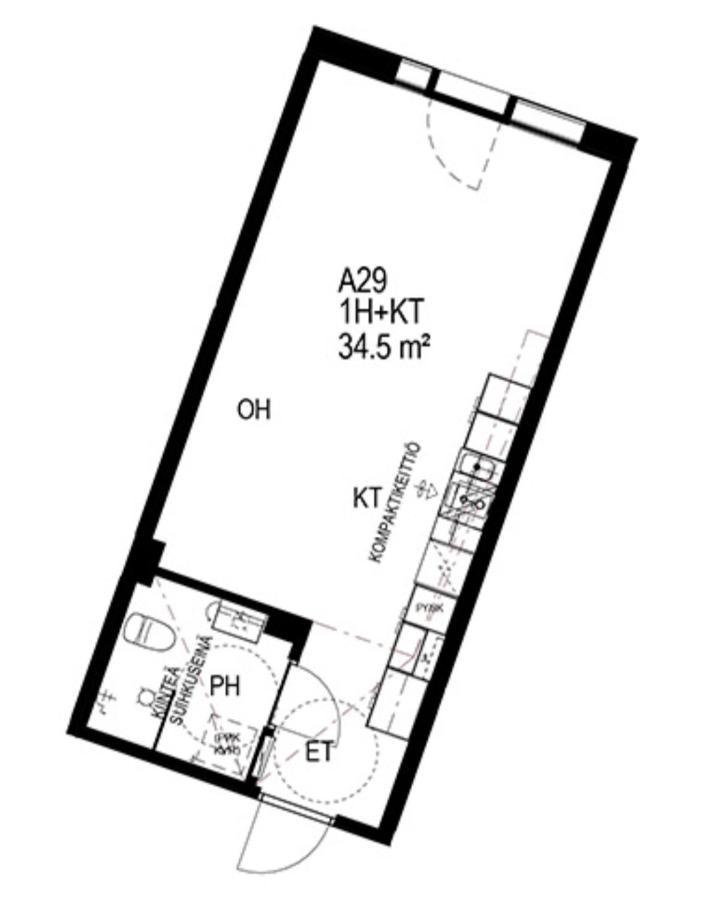City Home Finland Arena Suite - Perfect Location With City View 탐페레 외부 사진