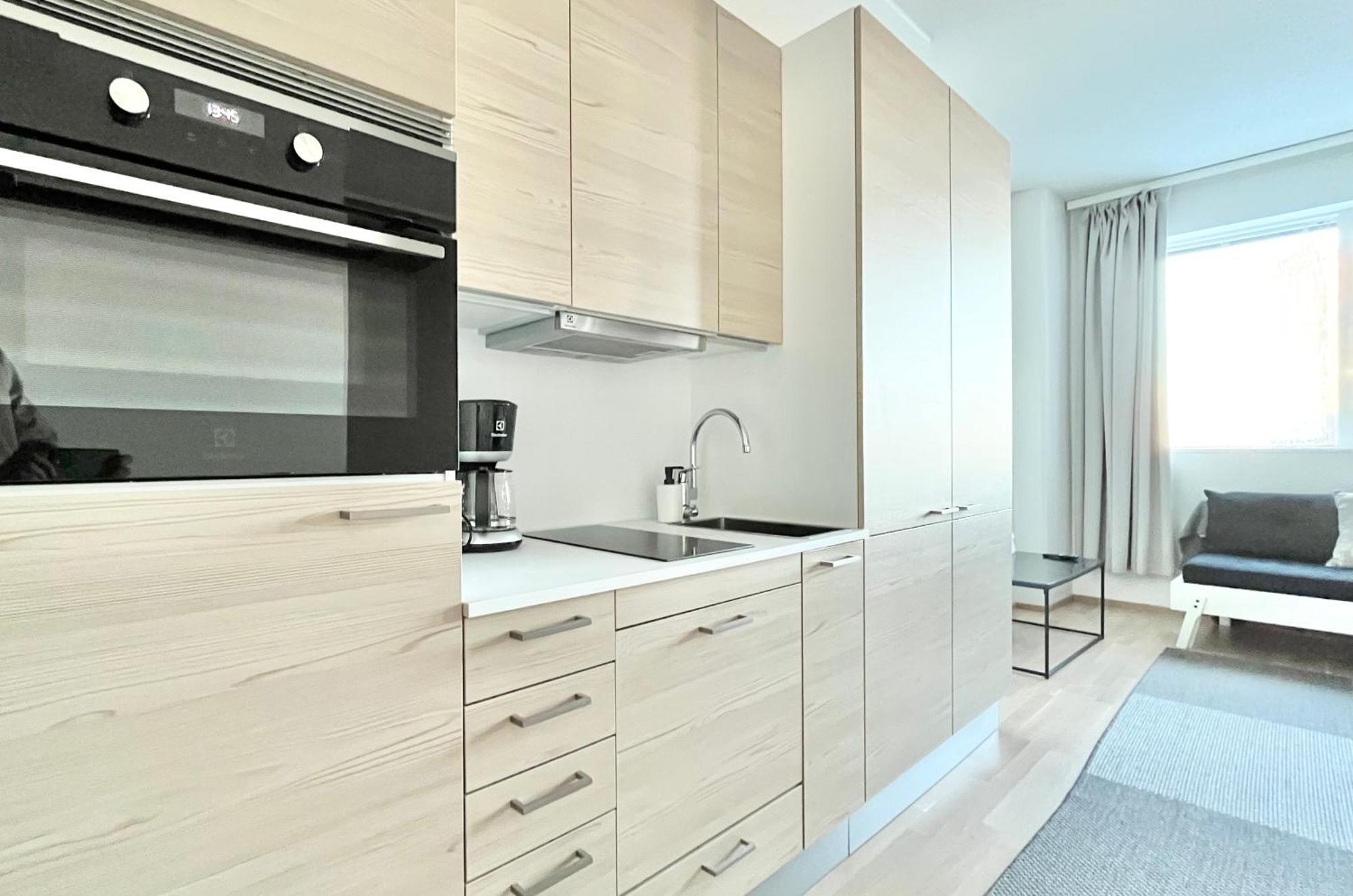 City Home Finland Arena Suite - Perfect Location With City View 탐페레 외부 사진
